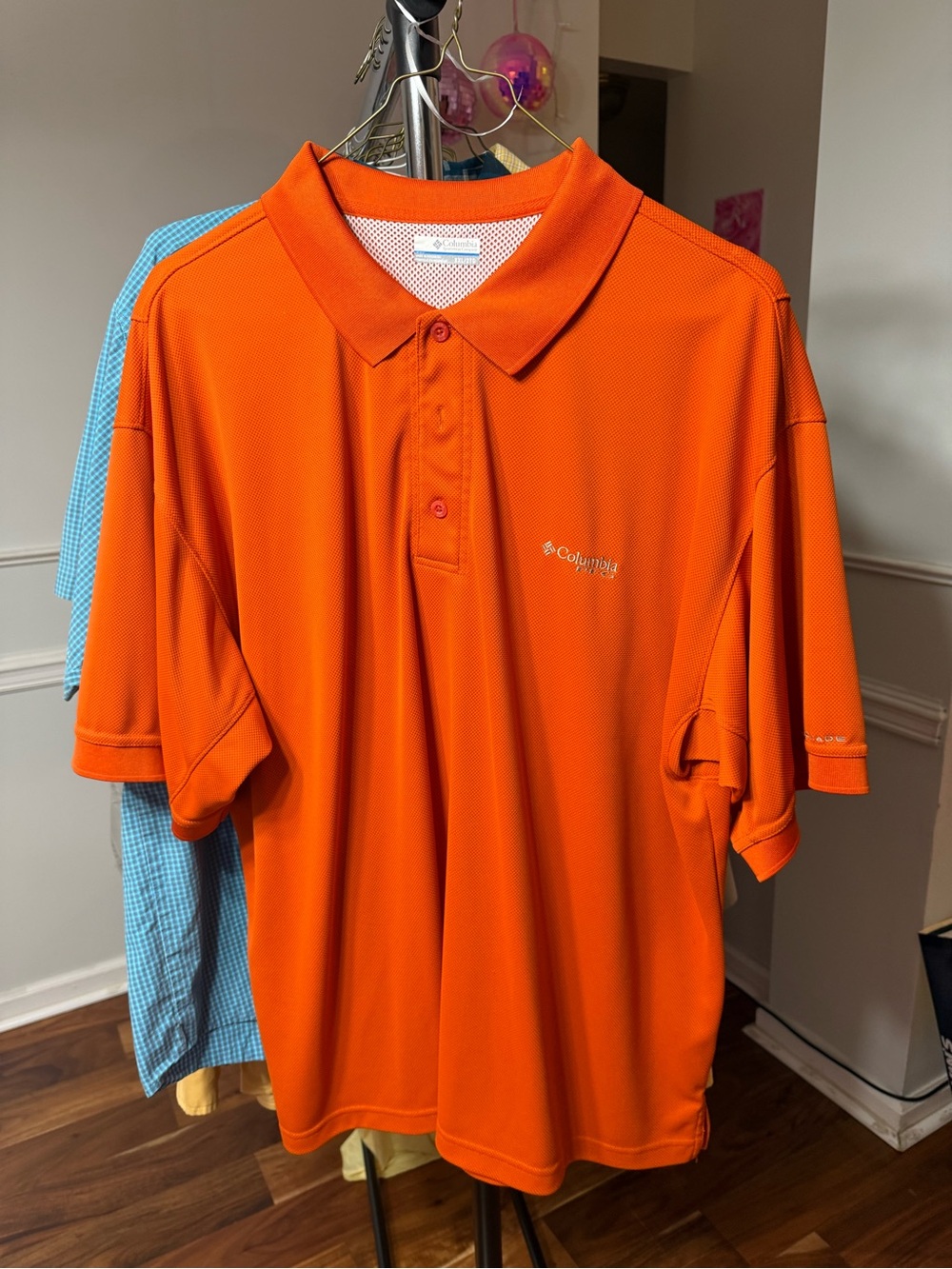 Columbia Men's Orange Performance Polo Shirt